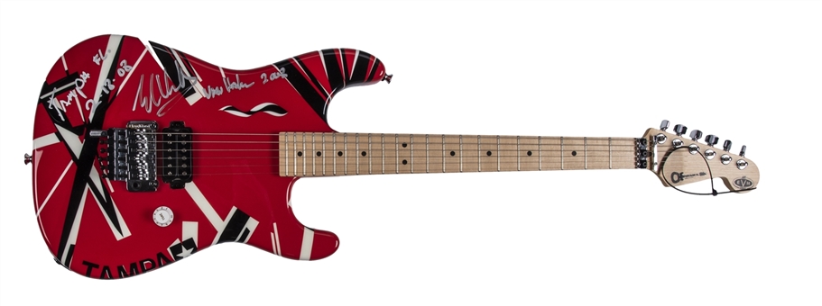 2008 Eddie Van Halen Personally Owned, Concert Played & Signed Electric Guitar From 2/18/08 Tampa, FL (Van Halen COA)